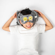 Relaxeazzz Adoramals Winston the Owl Plush Travel Pillow & Eye Mask