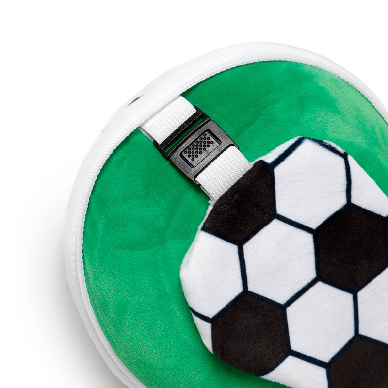 Relaxeazzz Football Plush Travel Pillow & Eye Mask