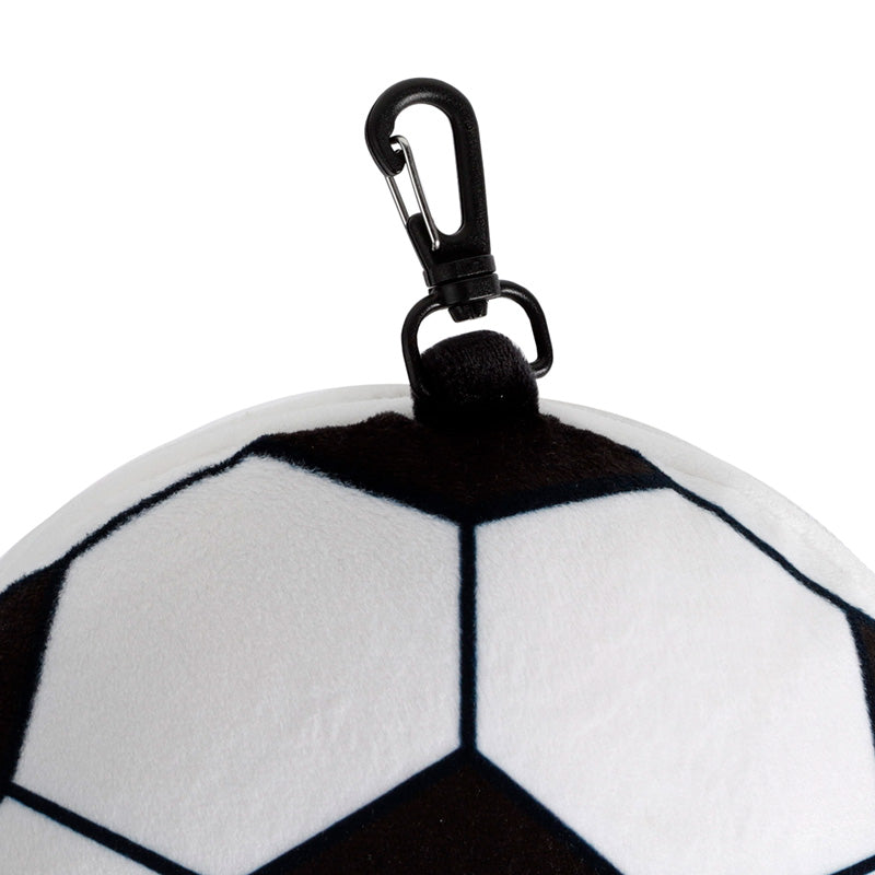 Relaxeazzz Football Plush Travel Pillow & Eye Mask