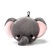 Relaxeazzz Adoramals Janu the Elephant Plush Travel Pillow & Eye Mask