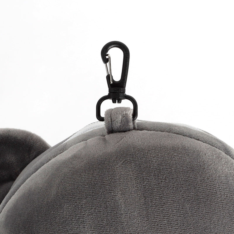 Relaxeazzz Adoramals Janu the Elephant Plush Travel Pillow & Eye Mask