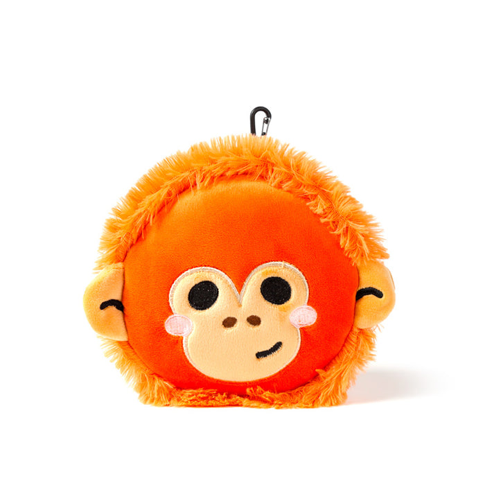 Relaxeazzz Adoramals Orangutan Plush Travel Pillow & Eye Mask