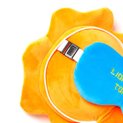 Relaxeazzz Lion Plush Travel Pillow & Eye Mask