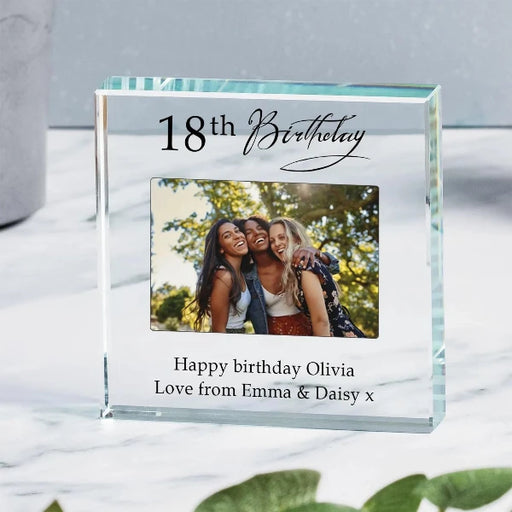 Personalised 18th Birthday Photo Gift Plaque