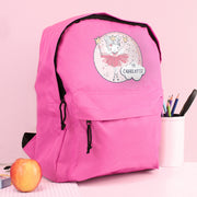 Personalised Princess Ballerina Pink Backpack - Back To School