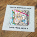 Sunderland Football Stadium Map Coaster & Greetings Card