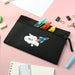 Personalised Children’s Rocket Black Pencil Case