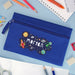 Personalised Children’s Space Blue Pencil Case