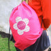 Personalised Flower Pink Swim & Kit Bag