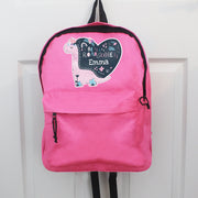 Personalised Children’s Dinosaur Pink Backpack - Back To School