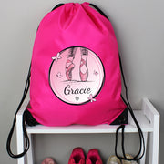 Personalised Ballet Design Pink Kit Bag