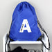 Personalised Initial Blue Swim & Kit Bag