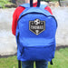 Personalised Football Kid’s Backpack - Blue