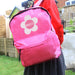 Personalised Children’s Flower Pink Backpack - Back To School 