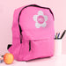 Personalised Children’s Flower Pink Backpack - Back To School 
