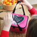 Personalised Dinosaur Pink Lunch Bag - Back To School 