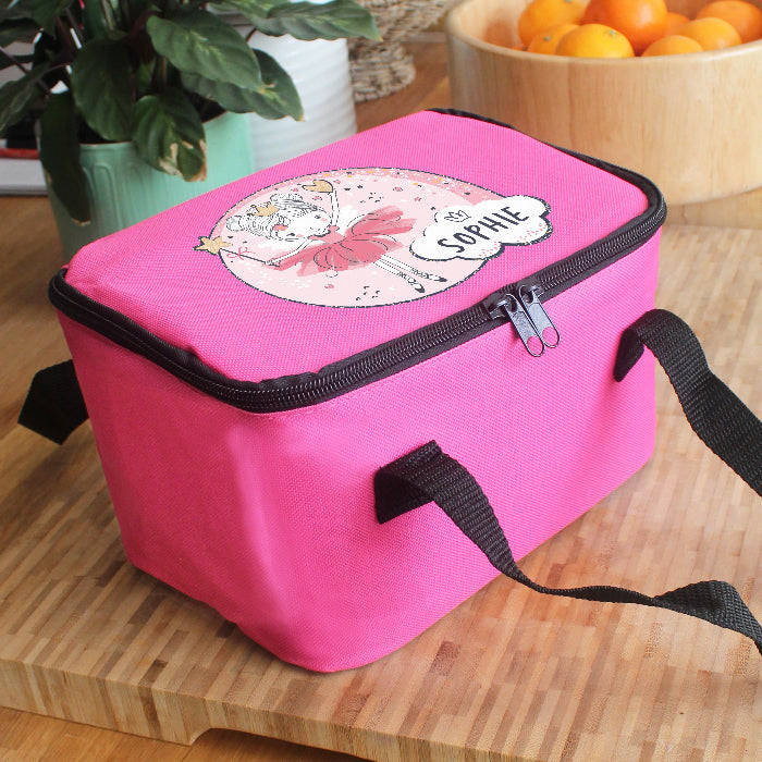 Personalised Princess Ballerina Pink Lunch Bag - Back To School 