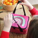 Personalised Rainbow Lunch Bag - Pink