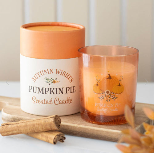 Autumn Wishes Pumpkin Pie Candle - Home Fragrance