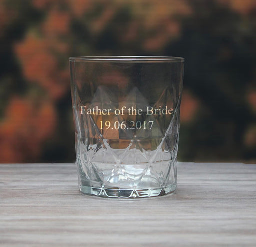 Personalised Engraved 345ml Keops Whisky Glass Gift Boxed