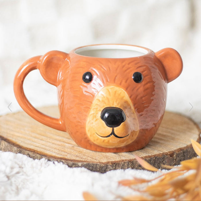 Novelty Bear Shaped Mug - Autumn Home Decor
