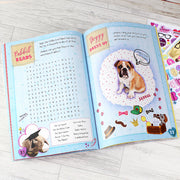 Personalised Children’s Adorable Animals Activity Book With Stickers