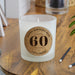 Personalised 60th Birthday Cork Label Candle Jar - Any Text