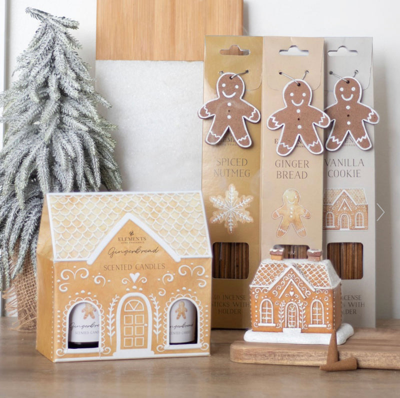 Christmas Gingerbread House Incense Cone Burner