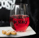 Gothic Christmas Eat, Drink & Be Scary Stemless Glass