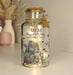 Personalised 65th Birthday Me to You Floral LED Glass Jar - Any Text