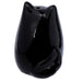 Feline Fine Black & Grey Cat Ceramic Salt & Pepper Shakers Set