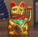 Gold Lucky Money Waving Chinese Cat