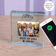 Birthday Photo Gift Plaque - Spotify