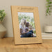 Engraved Godmother Oak Finish Photo Frame - 5x7
