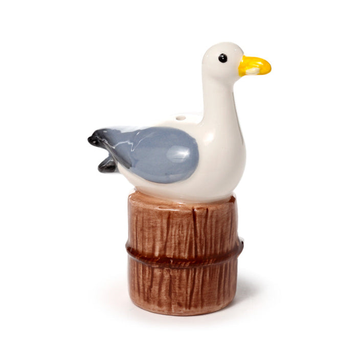 Seagull Buoy Ceramic Salt & Pepper Shaker Set