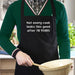 Personalised 70th Birthday Black Apron - Any Message