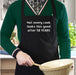 Personalised 50th Birthday Black Apron - Any Message