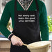 Personalised 60th Birthday Black Apron - Any Message