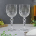 Engraved Godparents Crystal Wine Glasses