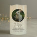 Personalised Pet Memorial Photo Upload LED Candle - Cat - Dog