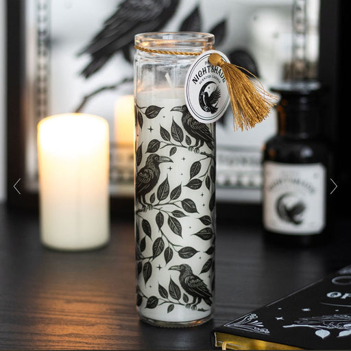 Mystic Raven Deadly Nightshade Tube Candle