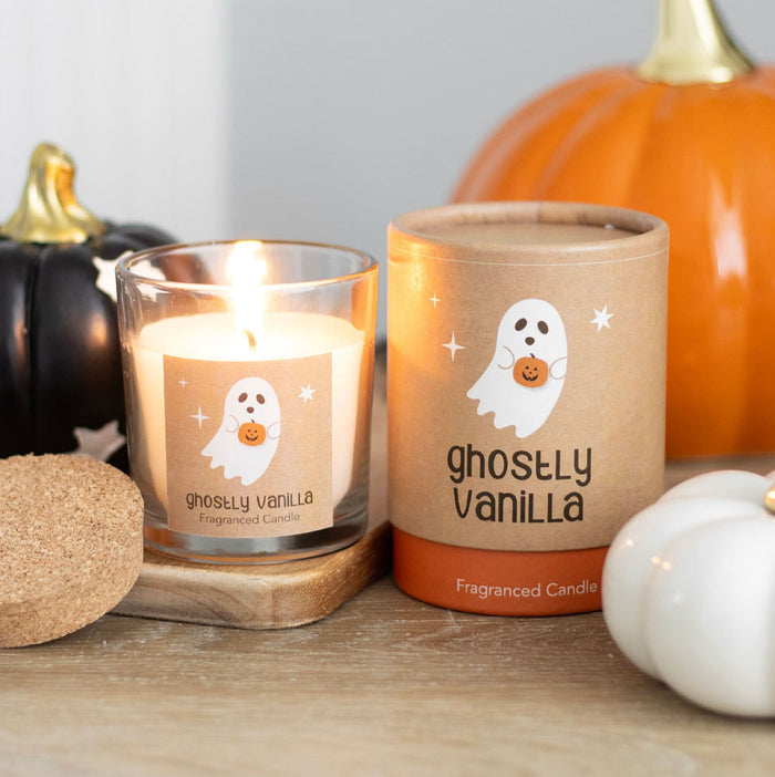 Halloween Ghostly Vanilla Fragranced Candle