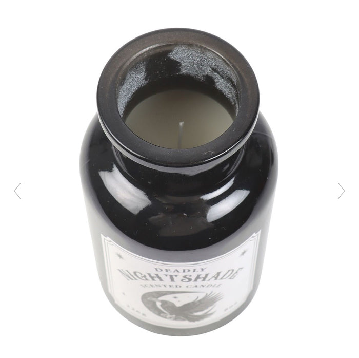 Mystic Raven Deadly Nightshade Apothecary Candle