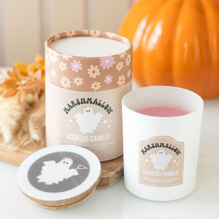 Halloween Ghost Toasted Marshmallow Candle