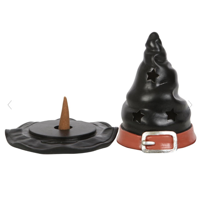 Witch Hat Shaped Incense Cone Burner - Halloween