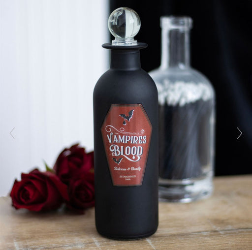 Vampire Blood Decorative Glass Potion Bottle - Gothic Gift Homeware