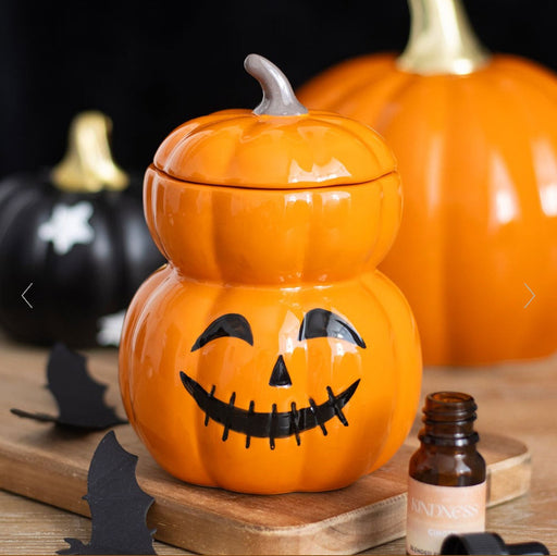 Stacked Pumpkin Halloween Oil Burner and Wax Melt Warmer
