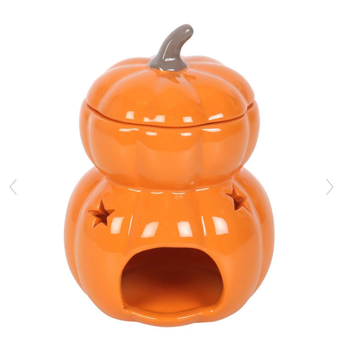 Stacked Pumpkin Halloween Oil Burner and Wax Melt Warmer