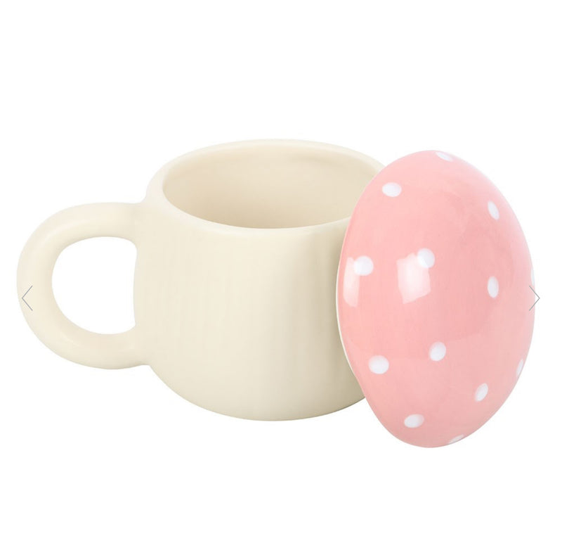 Pink Mushroom Shaped Mug
