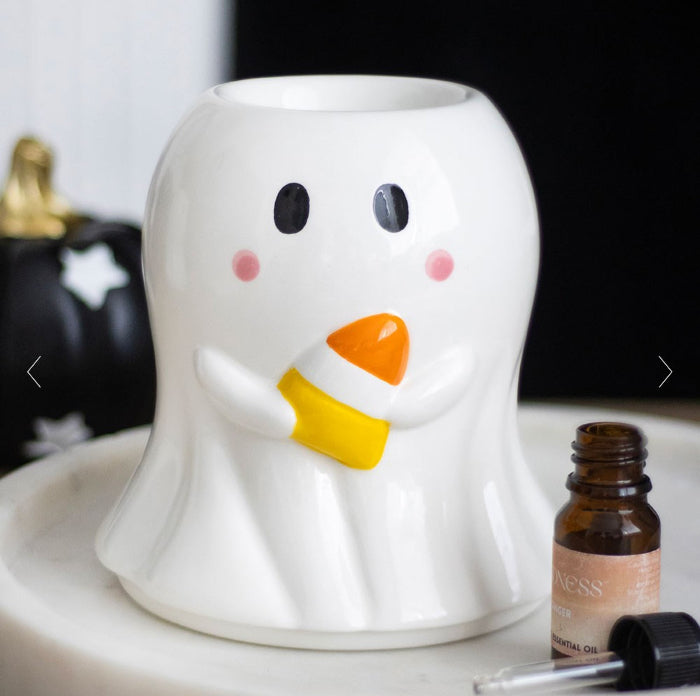 Candy Corn Ghost Oil Burner & Wax Melt Warmer